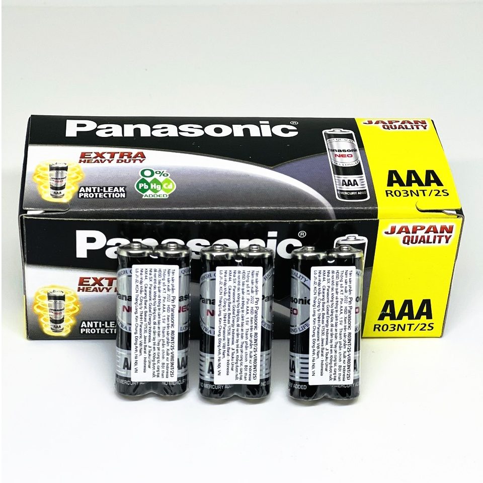 PIN 3A PANASONIC CHÍNH HÃNG ( 2 VIÊN) 2 PIN 3A PANASONIC CHÍNH HÃNG ( 2 VIÊN) - Ảnh 2