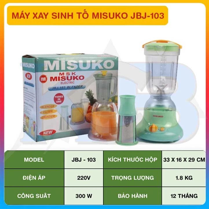 MÁY XAY SINH TỐ ĐA NĂNG MISUKO
