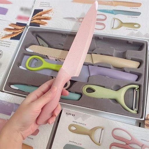 BỘ DAO NHÀ BẾP LÚA MẠCH 6 MÓN