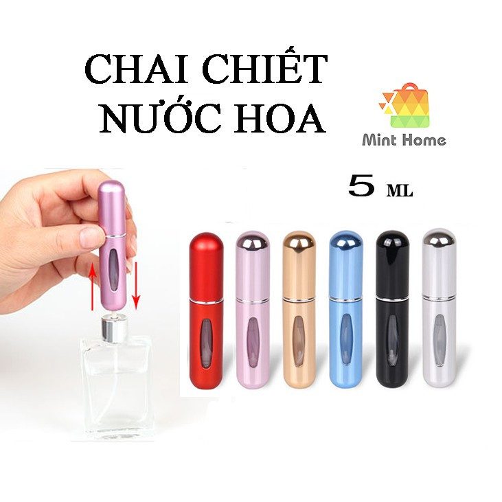 CHAI CHIẾT NƯỚC HOA MINI 5ML TIỆN DỤNG