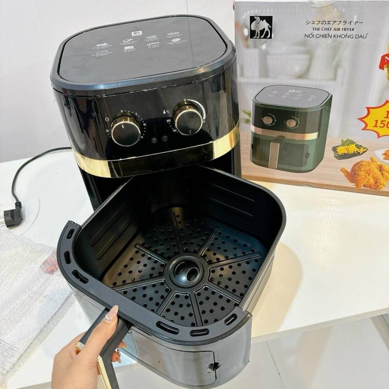 NỒI CHIÊN KHÔNG DẦUN CAMEL 15L LỚN LỒNG KÍNH CAO CẤP 2 NỒI CHIÊN KHÔNG DẦUN CAMEL 15L LỚN LỒNG KÍNH CAO CẤP - Ảnh 2