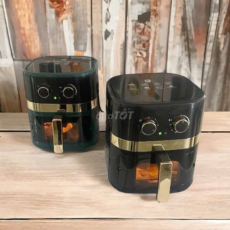 NỒI CHIÊN KHÔNG DẦUN CAMEL 15L LỚN LỒNG KÍNH CAO CẤP