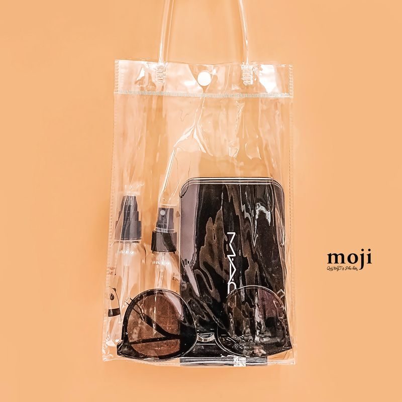 TÚI ĐỰNG LY - BÌNH NƯỚC TRONG SUỐT 25CM (sl 10, giá 4.5k)