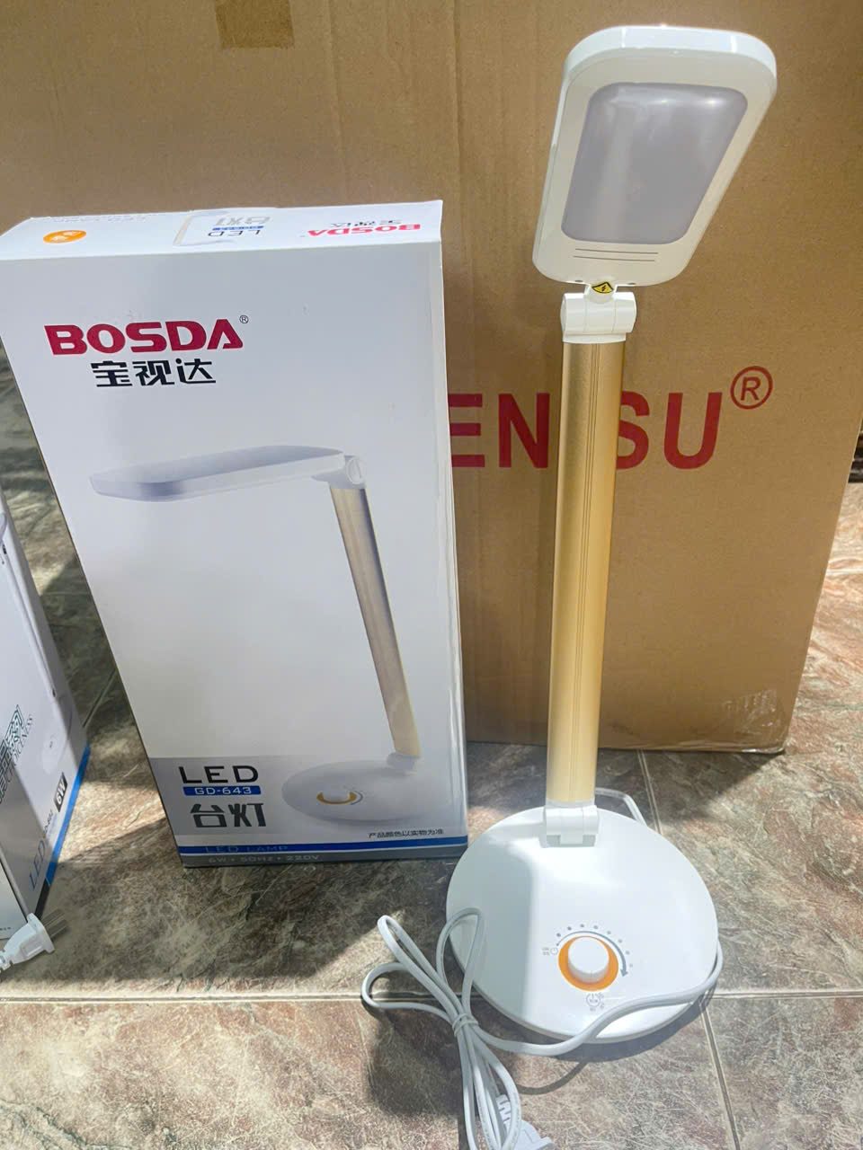 ĐÈN HỌC ĐỂ BÀN BOSDA GD-643 NGUỒN 220V 3 ĐÈN HỌC ĐỂ BÀN BOSDA GD-643 NGUỒN 220V - Ảnh 3