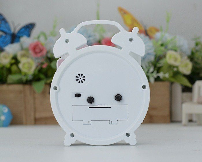 ĐỒNG HỒ BÁO THỨC ĐỂ BÀN CÓ LED (TẶNG STICKER)