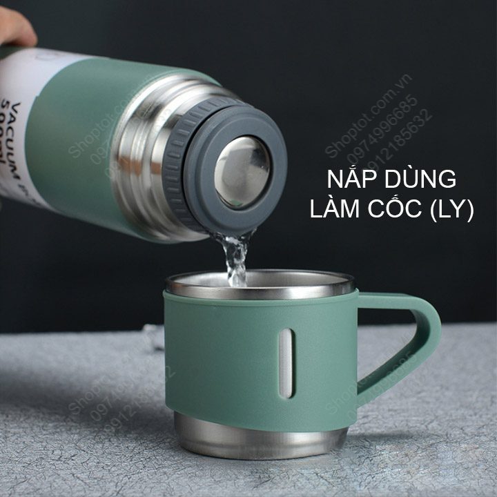 BÌNH GIỮ NHIỆT KÈM 2 LY CAO CẤP