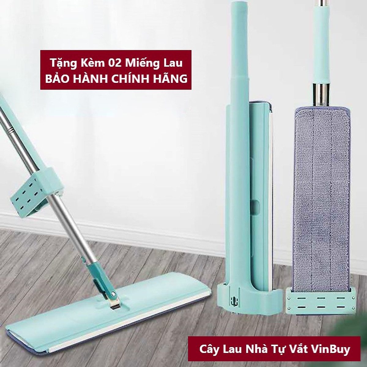 CÂY LAU NHÀ THÔNG MINH TỰ VẮT 3 CÂY LAU NHÀ THÔNG MINH TỰ VẮT - Ảnh 3