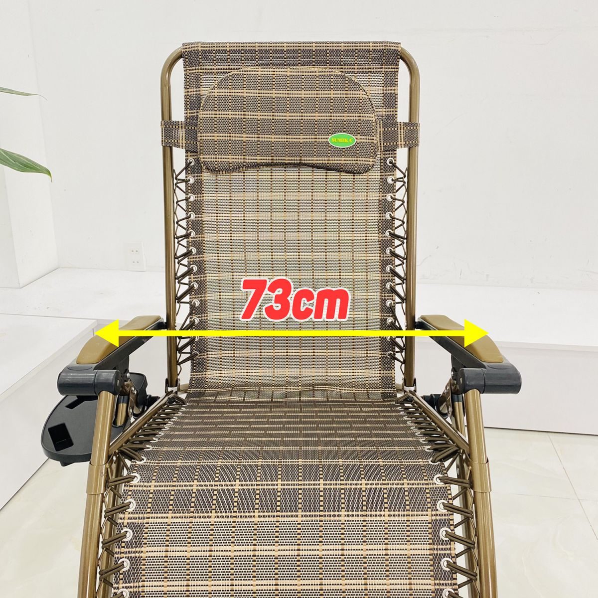 GHẾ XẾP THƯ GIẢN SUMIKA 638 CHIỆU LỰC 300KG RỘNG 73CM