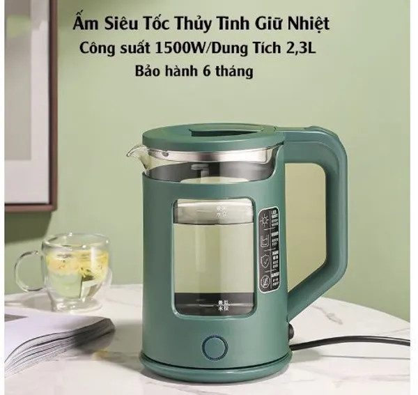 ẤM ĐUN NƯỚC SIÊU TỐC THỦY TINH ST-13 (2.5L) 2 ẤM ĐUN NƯỚC SIÊU TỐC THỦY TINH ST-13 (2.5L) - Ảnh 2