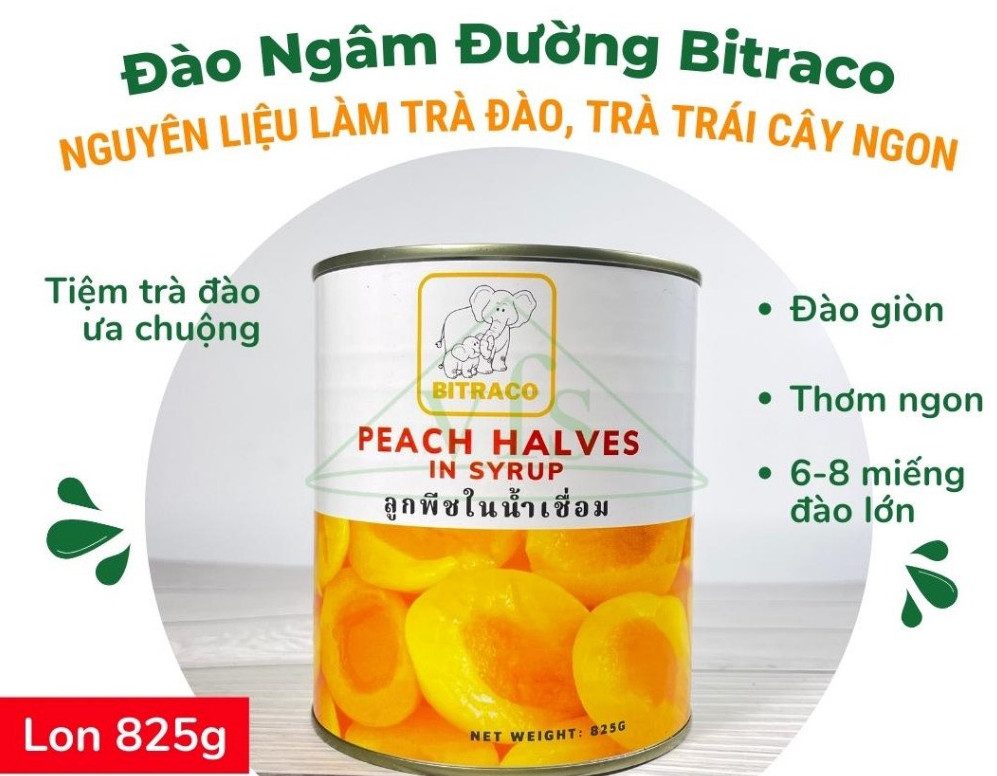 ĐÀO NGÂM ĐÓNG HỘP 820G 3 ĐÀO NGÂM ĐÓNG HỘP 820G - Ảnh 3