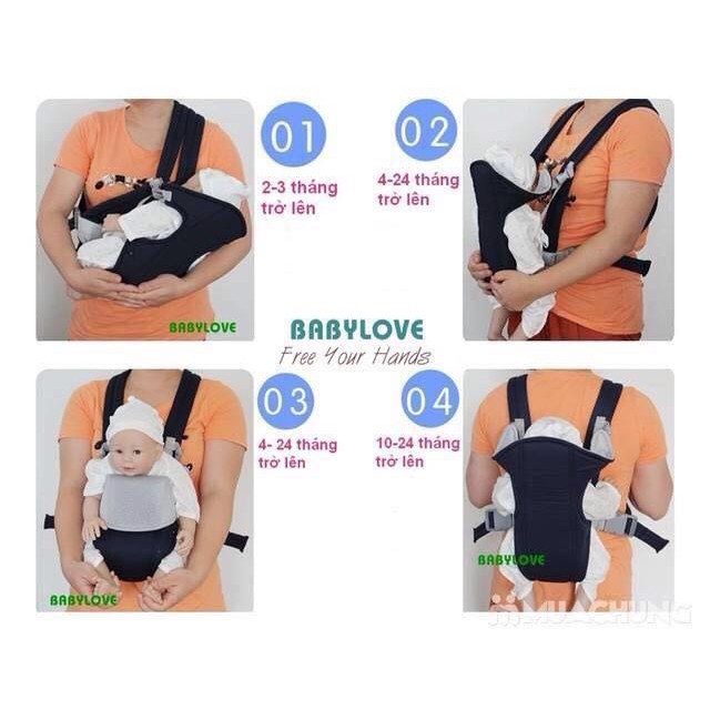 ĐAI ĐỊU EM BÉ 4 TƯ THẾ