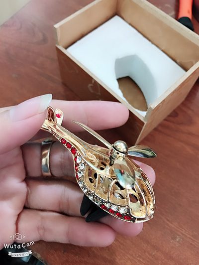 QUẠT KHAY GIÓ XE HƠI HÌNH MÁY BAY