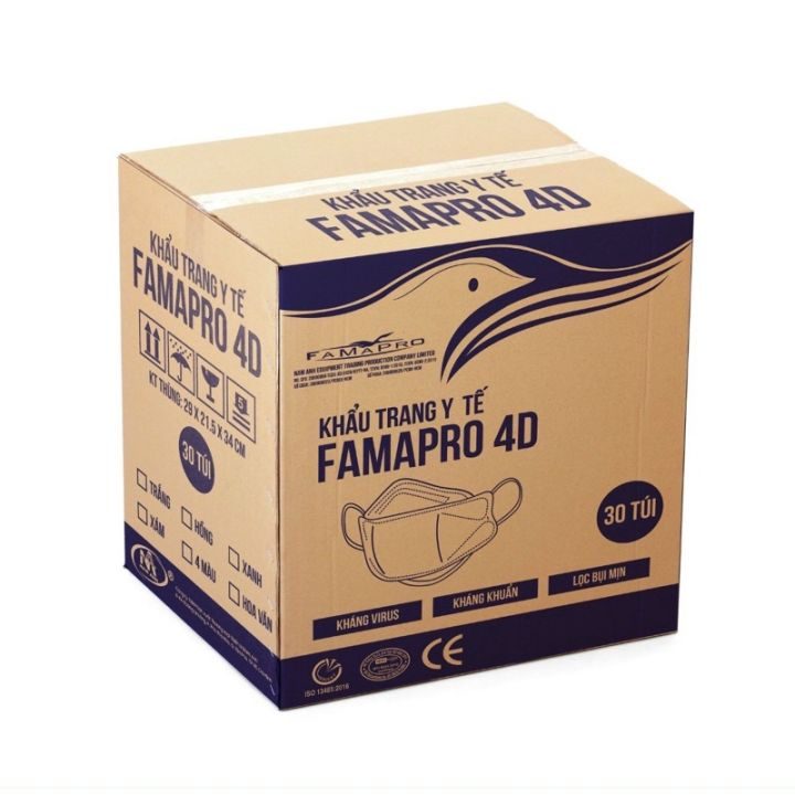 KHẨU TRANG Y TẾ FAMAPRO 4D KF94 ( THÙNG 300C ) 2 KHẨU TRANG Y TẾ FAMAPRO 4D KF94 ( THÙNG 300C ) - Ảnh 2
