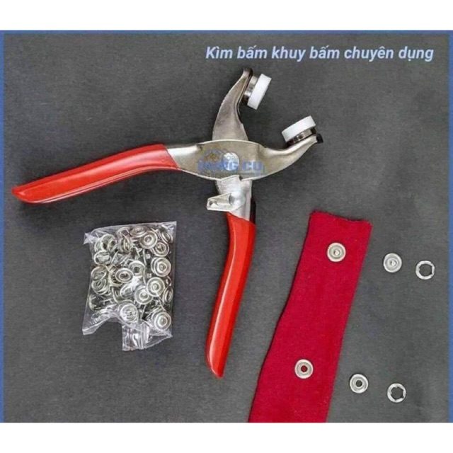 KÌM BẤM KHOEN, KHUY ÁO