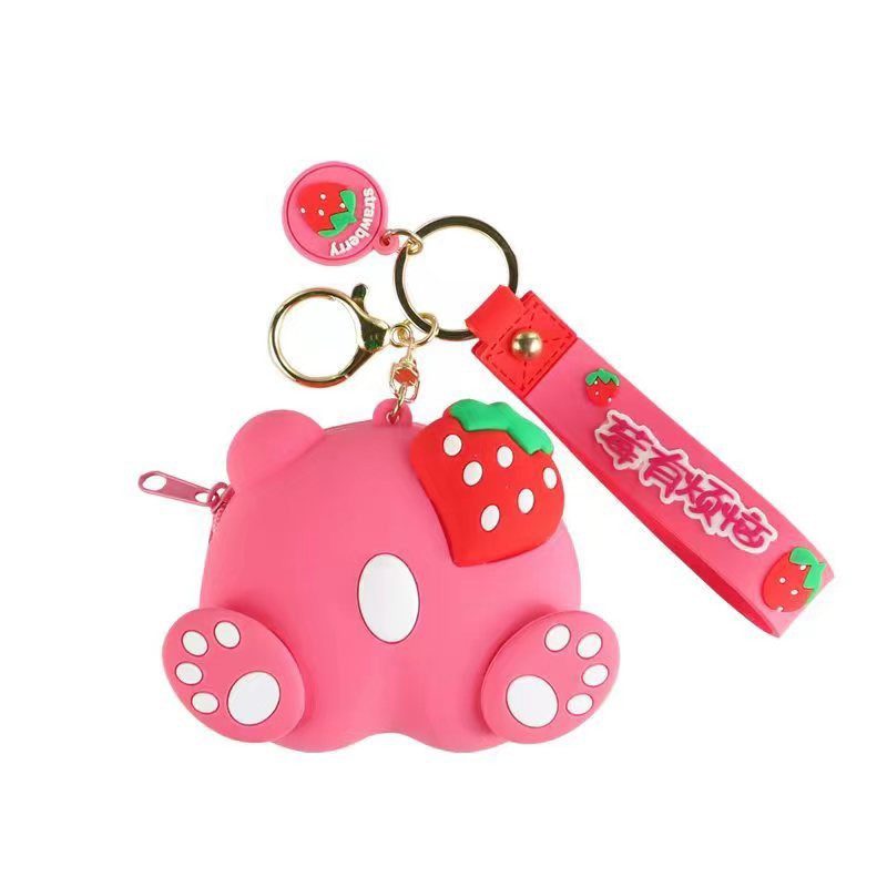 MÓC KHÓA VÍ SILICON HÌNH THÚ 4 MÓC KHÓA VÍ SILICON HÌNH THÚ - Ảnh 4