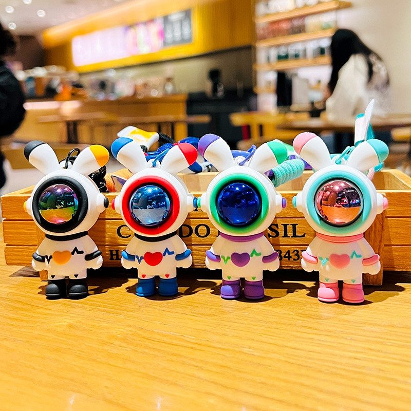 MÓC KHÓA PHI HÀNH GIA THỎ RABBIT 2 MÓC KHÓA PHI HÀNH GIA THỎ RABBIT - Ảnh 2