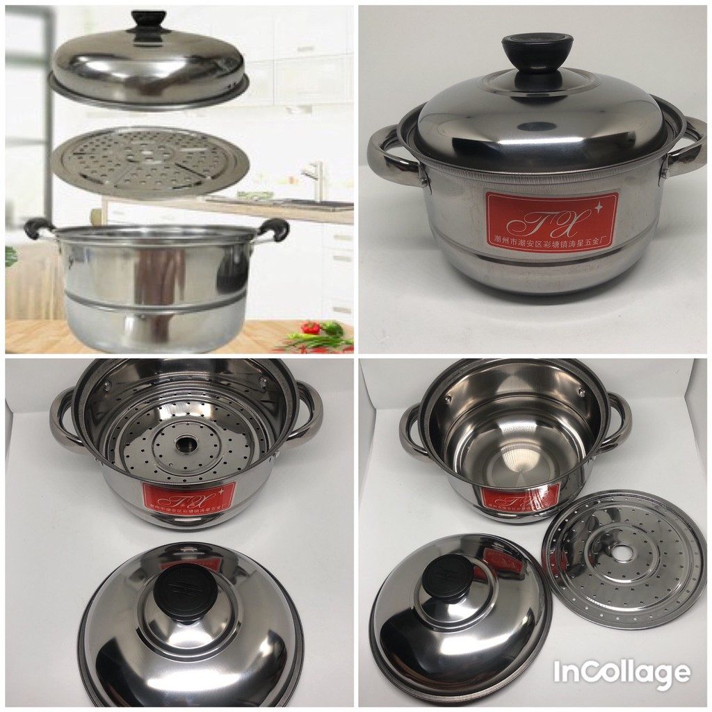 NỒI HẤP INOX SIZE 19CM CÓ VỶ HẤP BÊN TRONG 3 NỒI HẤP INOX SIZE 19CM CÓ VỶ HẤP BÊN TRONG - Ảnh 3