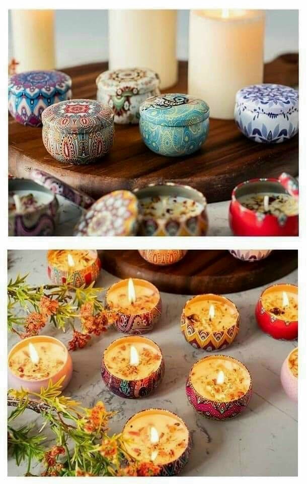 NẾN THƠM HOA KHÔ THIÊN NHIÊN 2 NẾN THƠM HOA KHÔ THIÊN NHIÊN - Ảnh 2