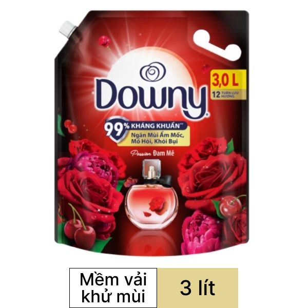 NƯỚC XẢ VẢI DOWNY HƯƠNG NƯỚC HOA 3L