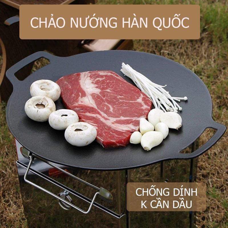 CHẢO NƯỚNG VÂN ĐÁ 34CM