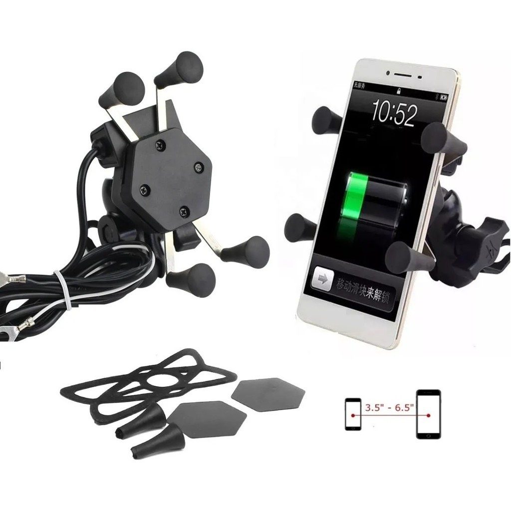 GIÁ ĐỠ ĐIỆN THOẠI TRÊN MÔ TÔ XE MÁY CÓ SẠC SR-05 4 GIÁ ĐỠ ĐIỆN THOẠI TRÊN MÔ TÔ XE MÁY CÓ SẠC SR-05 - Ảnh 4