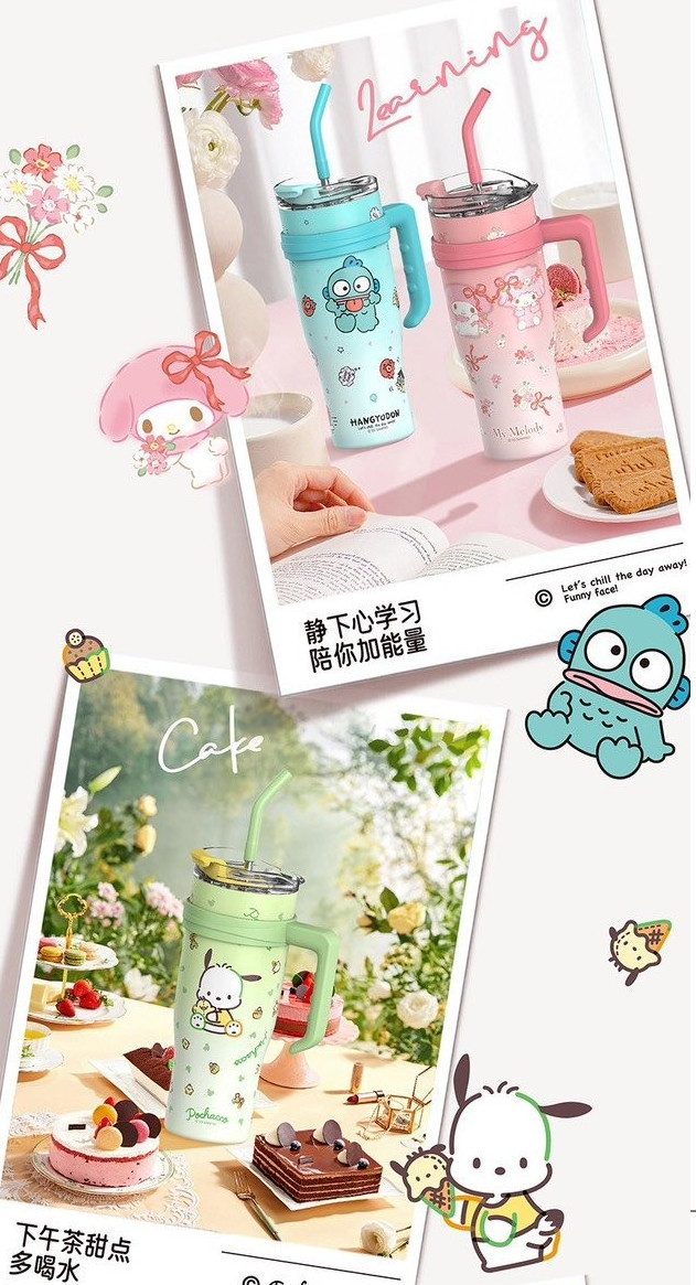 LY GIỮ NHIỆT 3D CÓ QUAI CẦM 1200ML 4 LY GIỮ NHIỆT 3D CÓ QUAI CẦM 1200ML - Ảnh 4