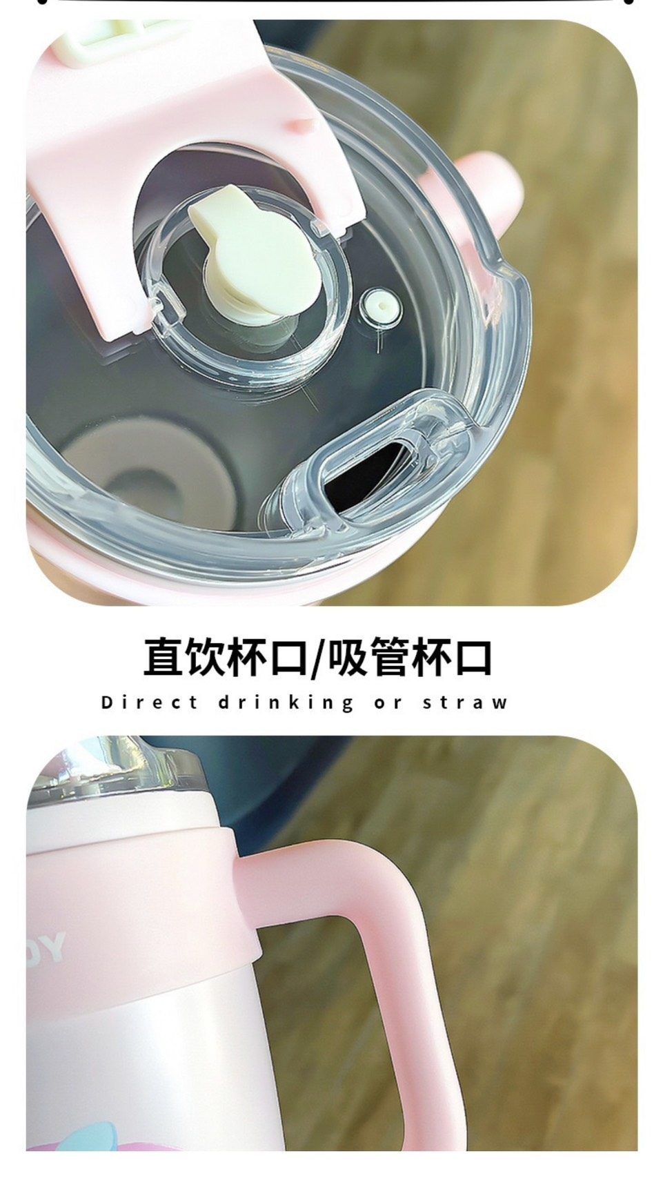 LY GIỮ NHIỆT CÓ QUAI 900ML KÈM ỐNG HÚT 4 LY GIỮ NHIỆT CÓ QUAI 900ML KÈM ỐNG HÚT - Ảnh 4