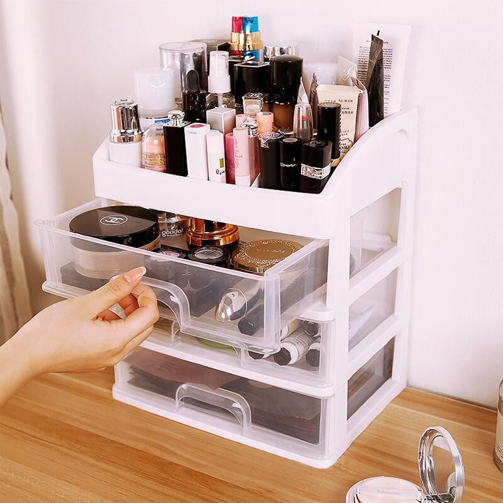 KỆ MỸ PHẨM NHỰA 4 TẦNG ĐA NĂNG