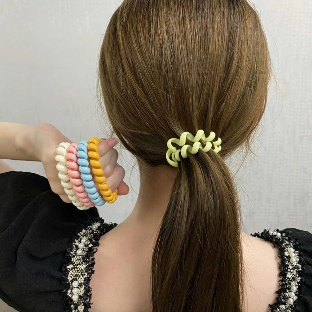 SET 5 DÂY CỘT TÓC LÒ XO