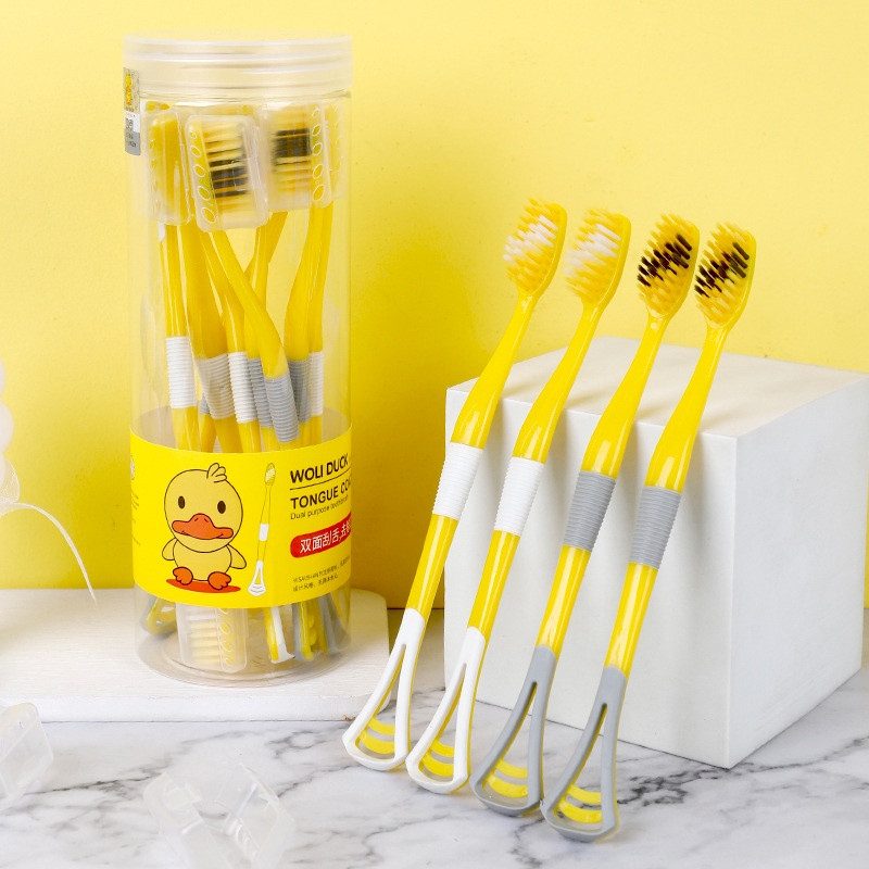 SET 8 BÀN CHẢI ĐÁNH RĂNG HÌNH VỊT VÀNG