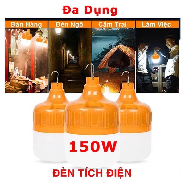 BÓNG ĐÈN CAM SẠC TÍCH ĐIỆN TREO 150W