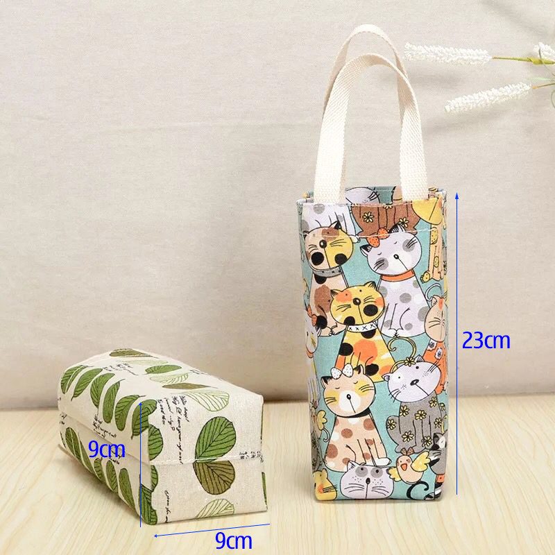 TÚI ĐỰNG LY GIỮ NHIỆT IN HOẠ TIẾT