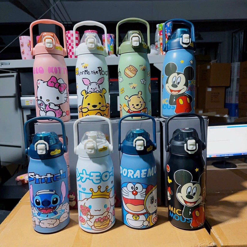 BÌNH GIỮ NHIỆT HỌC SINH 1000ML CÓ QUAI