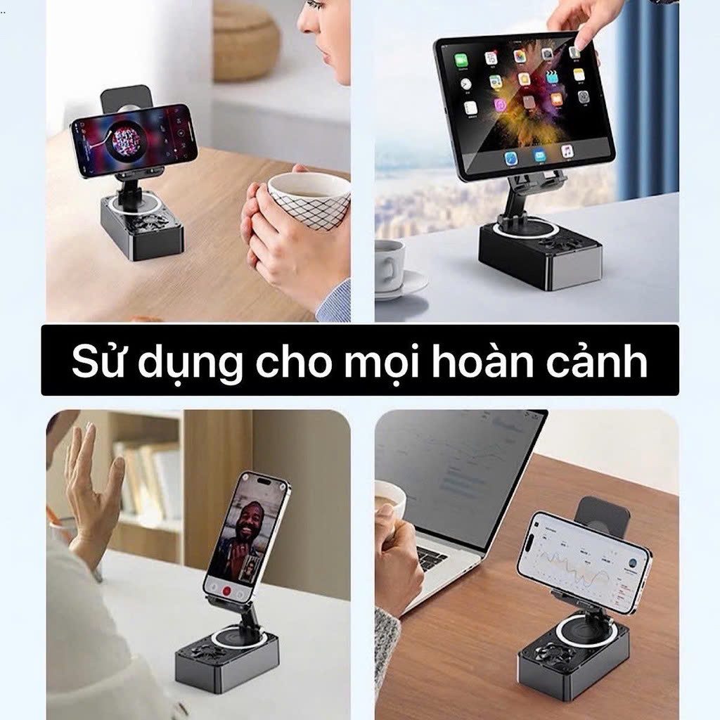 GIÁ ĐỠ ĐT XOAY 360 KÈM LOA BLT 2 GIÁ ĐỠ ĐT XOAY 360 KÈM LOA BLT - Ảnh 2