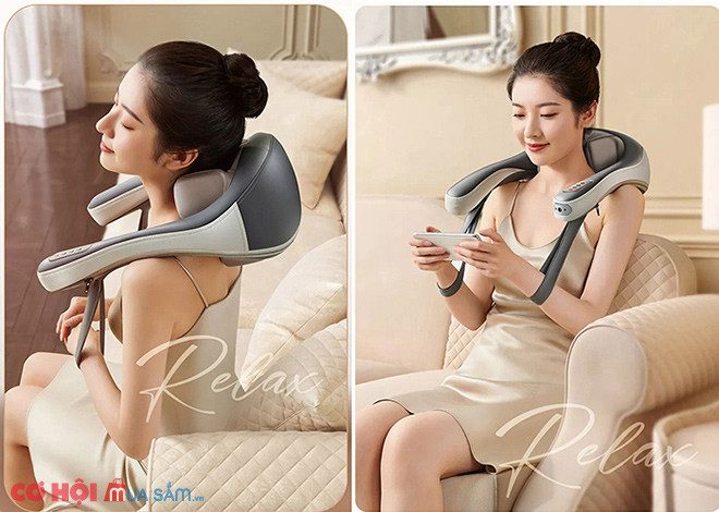 ĐAI MASSAGE VAI GÁY 6D THẾ HỆ MỚI