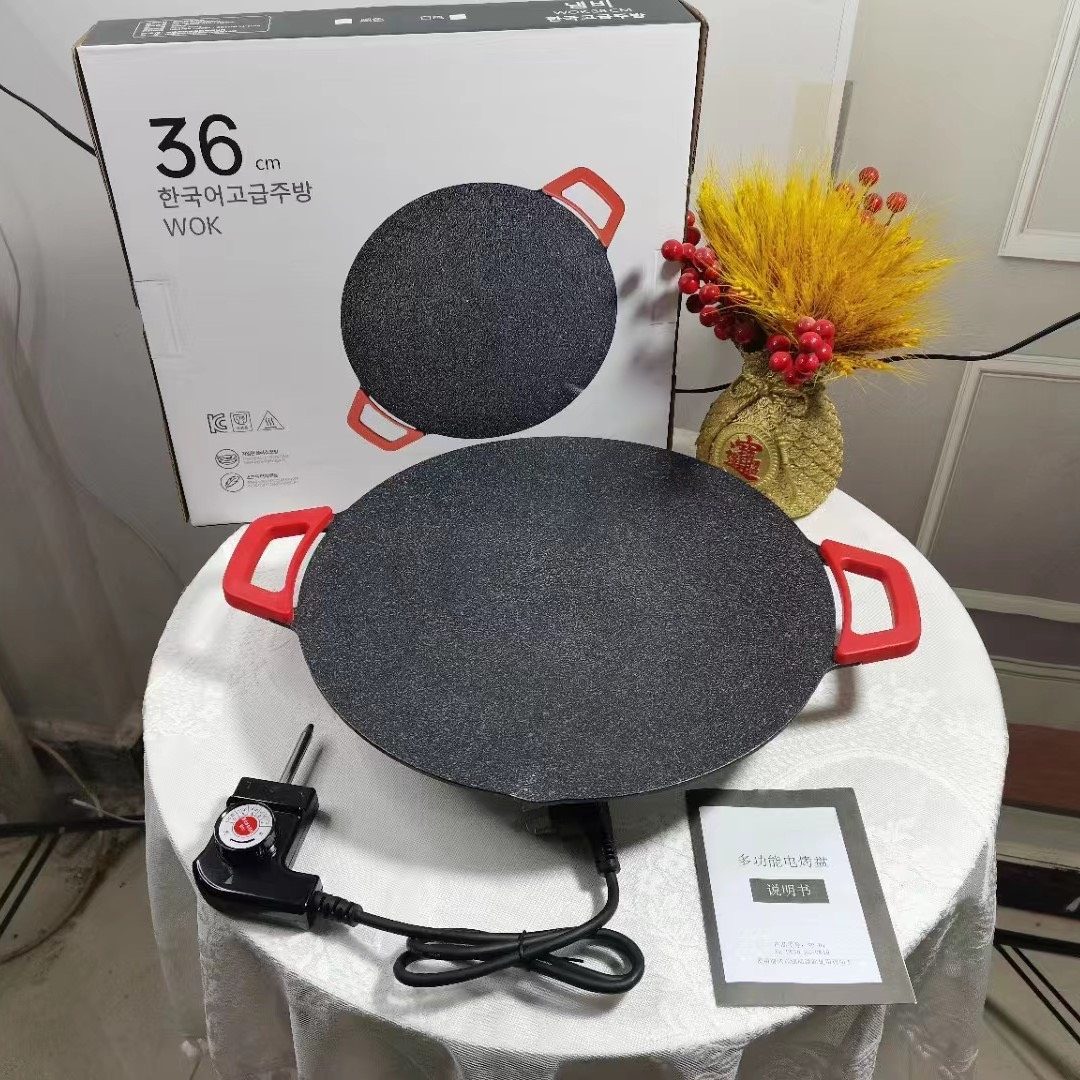 CHẢO NƯỚNG ĐIỆN 36CM MEN CHỐNG DÍNH NHẬT