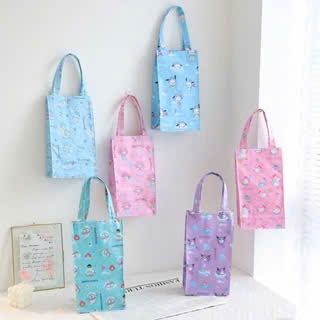 TÚI ĐỰNG LY HOẠ TIẾT NI LÔNG CHỐNG THẤM (SIZE LỚN)