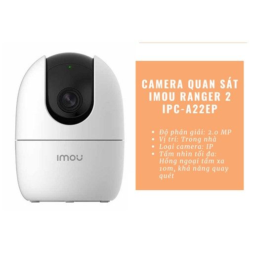 CAMERA IMOU A32 2.0 1080 TRONG NHÀ