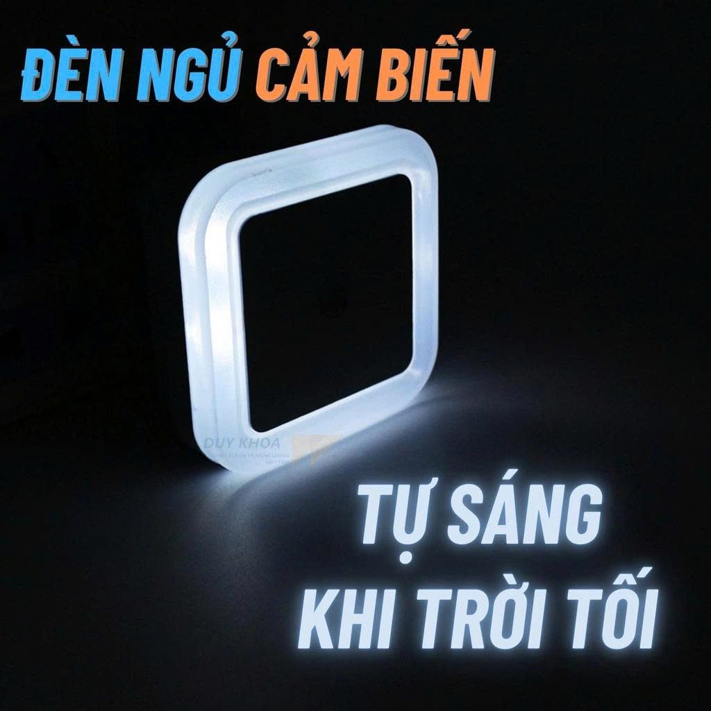 ĐÈN NGỦ CẢM BIẾN HÌNH VUÔNG