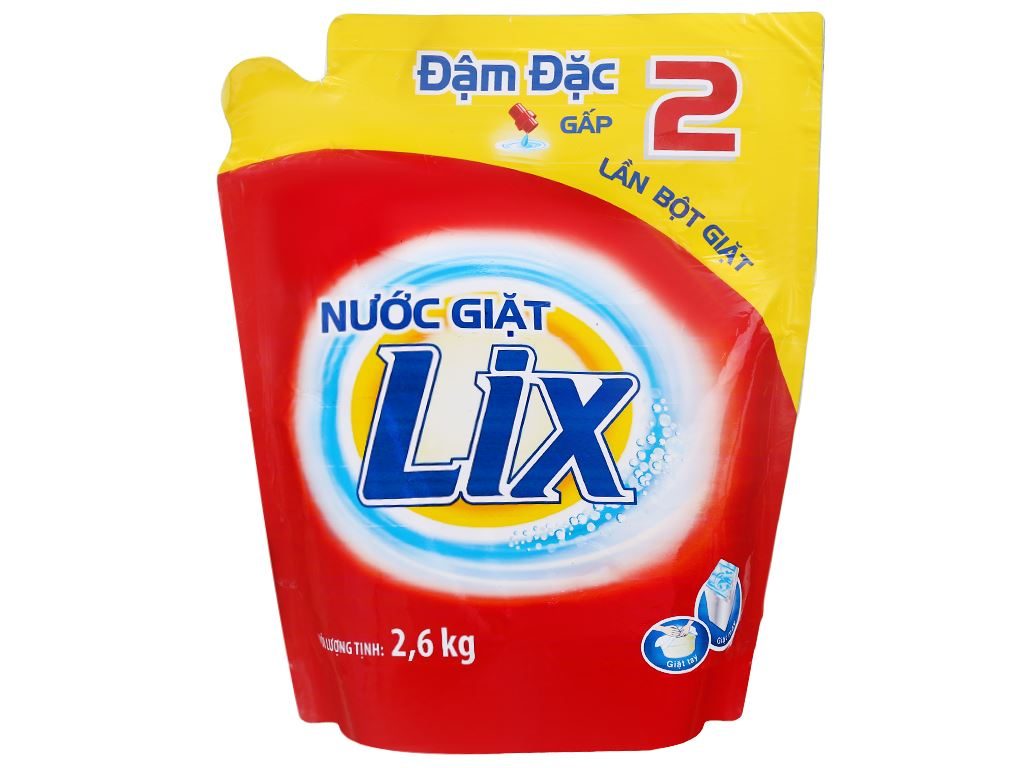 NƯỚC GIẶT HƯƠNG HOA LIX 3.2KG (TÚI)