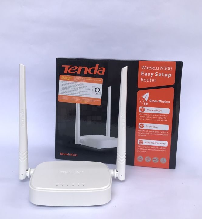 BỘ PHÁT SÓNG WIFI TENDA N301 CHÍNH HÃNG