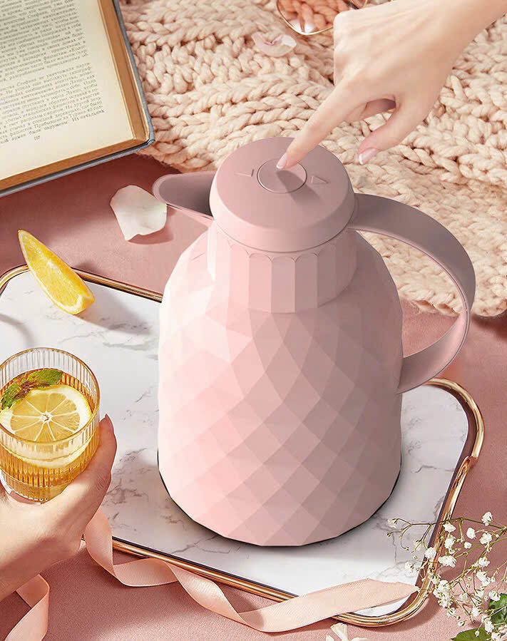 PHÍCH GIỮ NHIỆT LÕI THUỶ TINH 1000ML