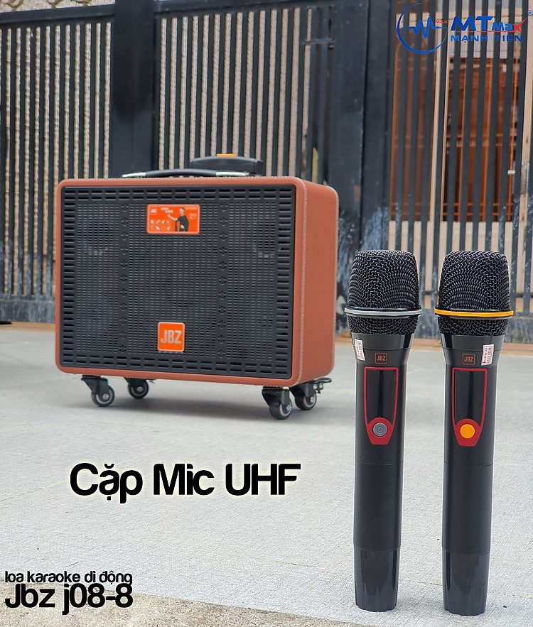 LOA JBZ J08-8 - LOA KÉO MINI KÈM 2 MÍC SIÊU HAY