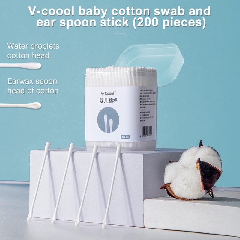 TĂM BÔNG EM BÉ HANZAI 200 CÁI