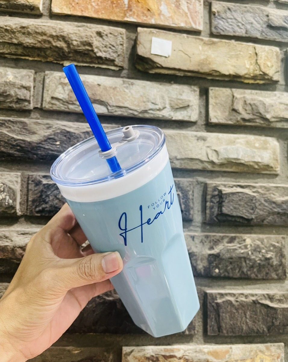 LY GIỮ NHIỆT CÓ ÔNG HÚT TLT 600ML