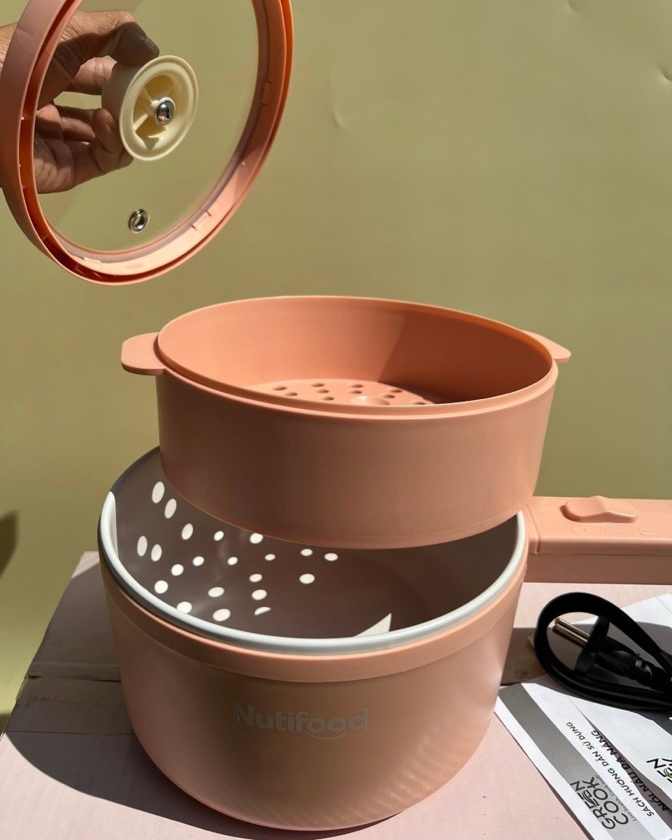 NỒI NẤU MỲ ĐA NĂNG NUTIFOOD 1.6L CHÍNH HÃNG