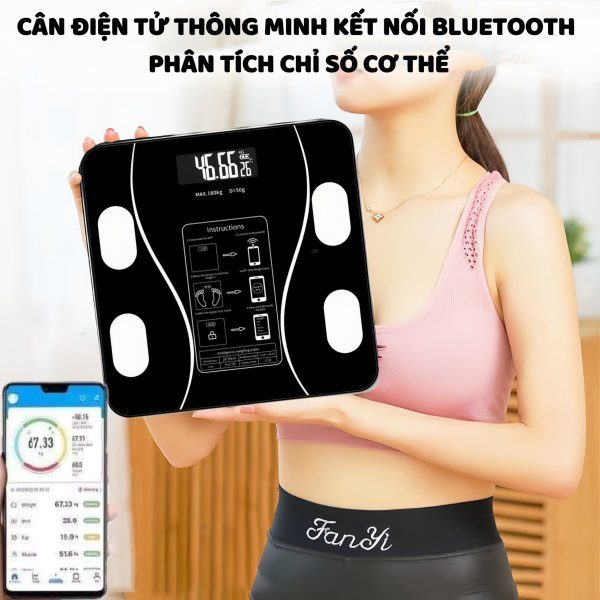 CÂN SỨC KHỎE BLUETOOTH 4.0