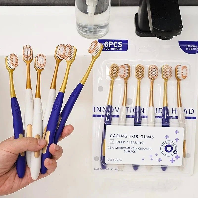 SÉT 6 CÂY BÀN CHẢI LÔNG MỀM -TOOTHRUSH