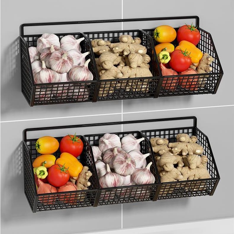 KỆ LƯỚI SẮT 3 NGĂN ĐỰNG HÀNH TỎI DÀY