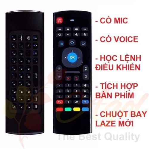 REMOT TIVI CHUỘT BAY KM800 GIỌNG NÓI